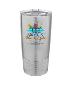 Personalized stainless steel travel mug